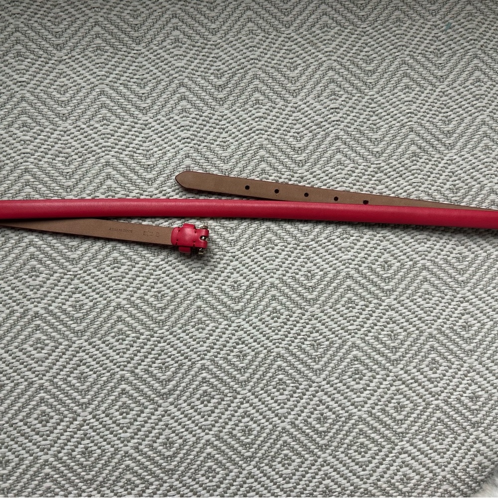 Mulberry Red and Brown Women's Belt
